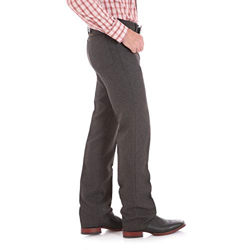 Wrangler Wrancher Herren-Jeans, Elegante Dress-Jeans, Heather Black, 32W / 34L – Ansicht 3