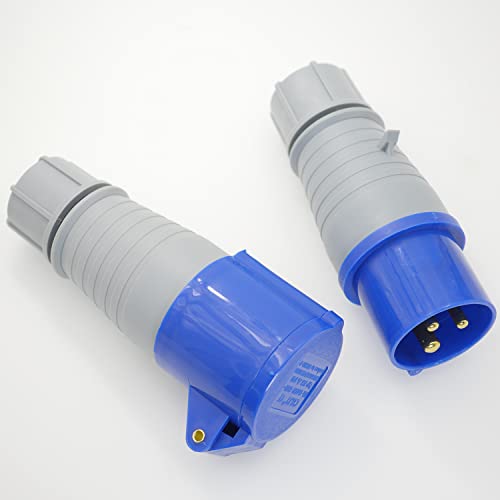 Casoter 16A 240V 3-Pin Weather Proof Industrial Plug, Conform to ICE309-2 Dustproof Replacement Plug, 1 Pack - Image 8