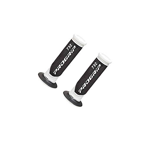 COPPIA MANOPOLE MOTO SCOOTER PROGRIP 732 BIANCO