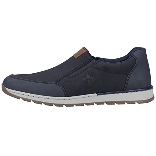 Rieker B2162, Mocassin Homme, Bleu, 43 EU