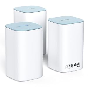 WAVLINK AX3000 WiFi 6 Mesh System Paquete de 3 – Cubre hasta 7300 pies cuadrados, velocidades de hasta 3.0 Gbps, reemplaza el enrutador inalámbrico y el extensor WiFi Amplificador de señal, fácil