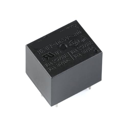 Relé de potencia HK3FF-DC24V-SHG de 5 pines y 10A para control de circuitos 2
