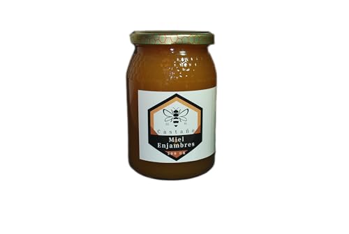 Miel Natural de Abeja, Pura y Artesanal | COSECHA de AGOSTO 25 | Origen ASTURIAS, ESPAÑA | Directa del Apicultor (500 g, Multifloral)
