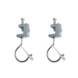 XXhailan Stainless Steel C Clamp Hooks Heavy Duty J Hooks Beam Clamps Tiger Clamp G-Clamp Woodworkin