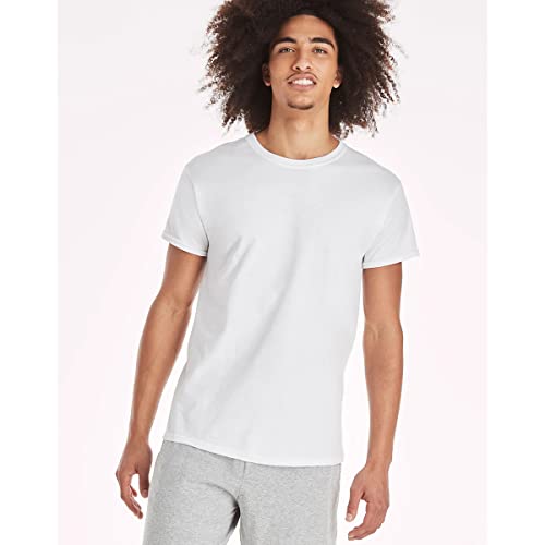 Hanes Ultimate® FreshIQ® ComfortSoft® Crew Neck Big Undershirt 6-Pack White 2XL2