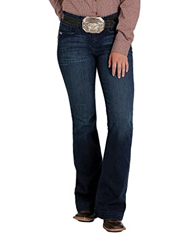 Cinch Women's Slim Fit 5-Pocket Lynden Jean - Moonlight Wash Denim 9 R
