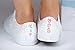 Personalized Lace Wedding Sneakers for Bride – Handmade White Bridal Shoes – Custom Comfortable Flat Trainers – Unique Wedding Accessory