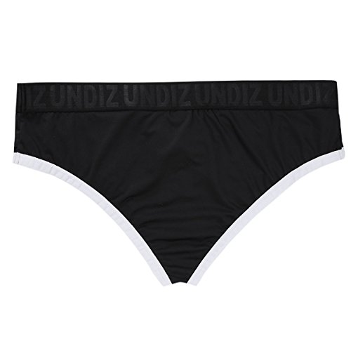 MSemis Men's Naughty Sexy Tuxedo Bikini Briefs Underwear Bow Tie Thongs Waiter Lingerie Black Medium - Thumbnail 6