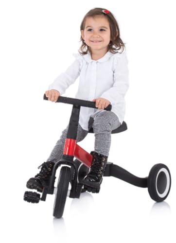 Chipolino Dreirad Smarty 2 in 1 Laufrad Gummireifen umbaubar Pedale verstellbar, Farbe:gelb weiß – Bild 8