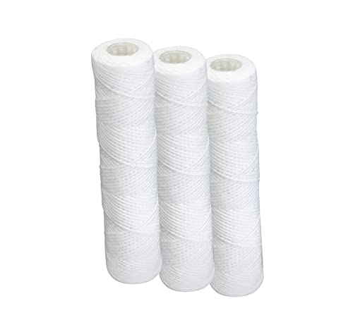 Lot de 3 cartouches bobinées anti-impuretés 25 microns efficacité 6 mois ORIA