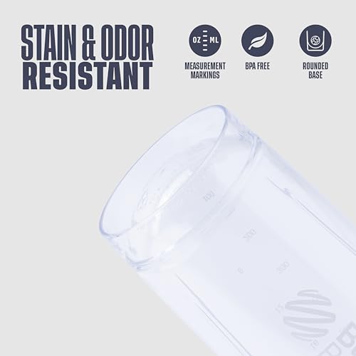 BlenderBottle Sport Shaker Bottle with Wire Whisk, 24-Ounce, White – Protein Shakes & Hydration for Athletes & Fitness Enthusiasts, Easy Mixing, Durable & Lightweight, Lockable Lid