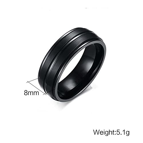 Personalized Matching Promise Rings For Couples Set With 2 Rings Black Cz Wedding And Engagement Ring Set For Women And Men Couples Promise Rings For Him And Her Titanium Inside Engraved Name Rings For Women (Black) #TOP1