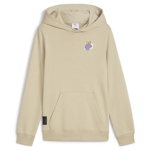 PUMA Kids Boys Op X Graphic Hoodie Athletic Outerwear Casual - Beige