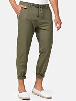 Indicode Herren Veneto Leinenhose aus Baumwolle und Leinen Stoffhose – Ansicht 2