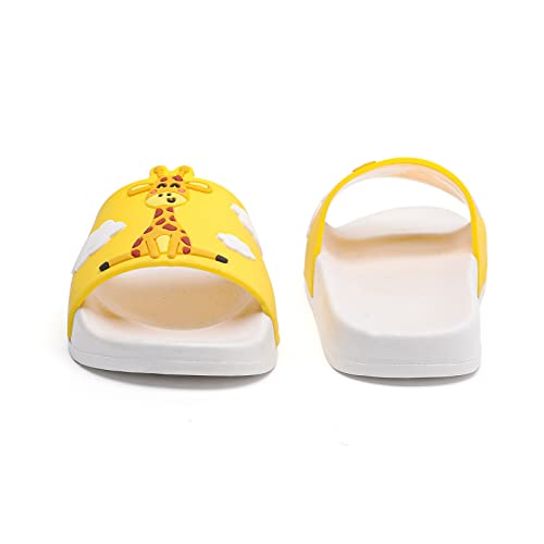 Image of MEMON Toddler Little Kids Dinosaur Beach /Pool /Shower Slides /Anti-Skid Home Bath Slippers /Cute Summer Outdoor Shoes for Girls and Boys