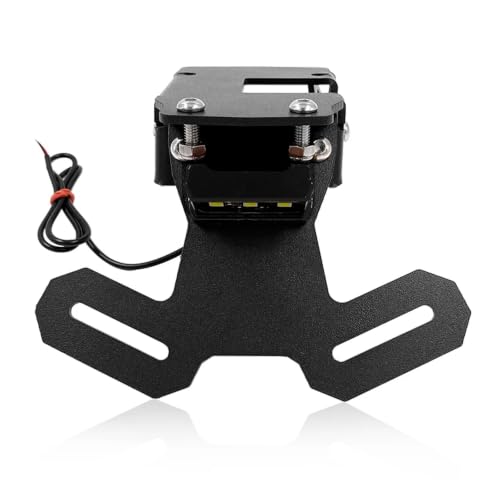 Support de plaque Kawasaki Z900 2017-2024 avec éclairage LED vert