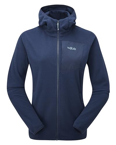 Veste polaire Rab Femme Tecton Hoodie pour randonnée et trek actif