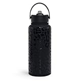Leopard Water Bottle 32oz Stainless Steel Double Wall Vacuum Insulated with Lid, Leopard Print Water Bottles for Gym Sports Travel Outdoor, Gifts for Women Girls Ladies Birthday Christmas