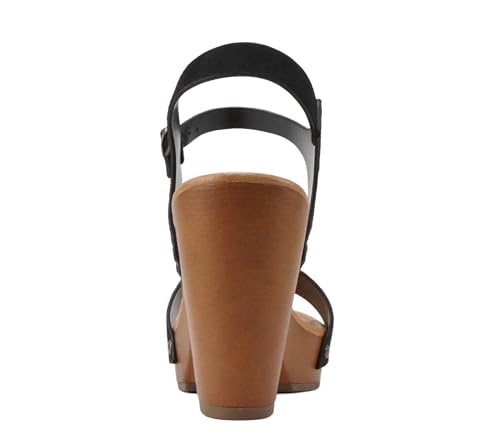 Image of Soda CHIVAS ~ Women's Bold Buckles Studded Wedge Sandal