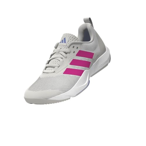 adidas Women's Rapidmove 2 Training, Chalk White/Shock Pink/Blue Fusion, 5.5 - image 4