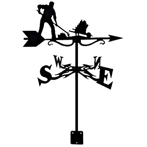 Girouette en métal décoration de jardin campagne pour maison familiale