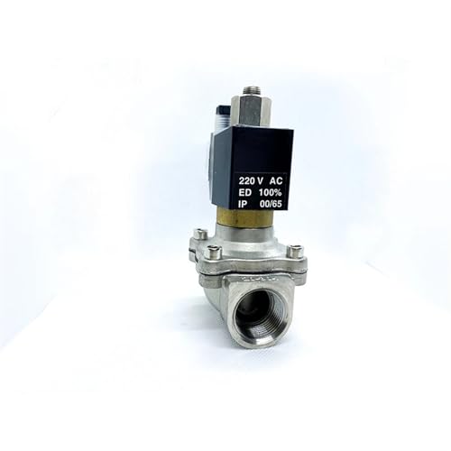 Électrovanne acier inoxydable 304 normalement ouverte NO 1/2 NPT 240VCA