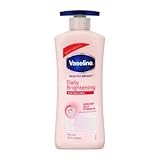 Vaseline Healthy Bright, Daily Brightening Daily Moisturizer, 600 ml, for Glowing Skin, with Vitamin B3, Visibly Radiant Skin in 2 Weeks, Lightweight, Non-sticky, Non-Oily Body Lotion, for Dry Skin