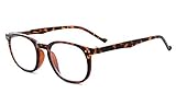 Eyekepper Spring Hinges 80's Classic Reading Glasses Tortoise +2.0