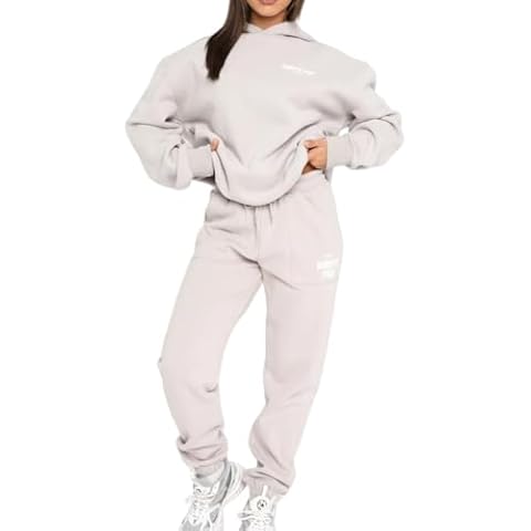 Womens Tracksuit Set with Stylish Hoodie Cover