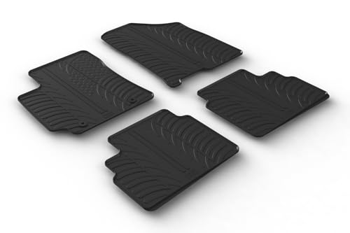 Tapis de caoutchouc Gledring pour Hyundai Kona II 2023- Noir