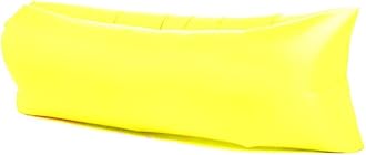 Surwin Inflatable Lounger Air Sofa Portable Waterproof Anti-Air Leaking Beach Chair, Inflatable Couch Chair for Outdoor Camping, Travelling, Hiking, Pool, Beach Parties