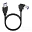 USB 3.0 A to B Left Angle