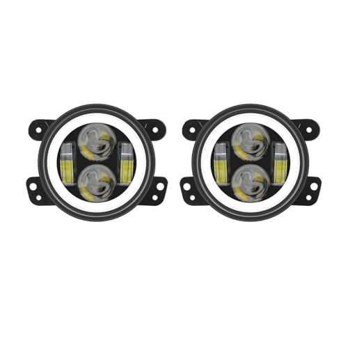 Phares antibrouillard LED 4 pouces pour éviter le manque de visibilité sur Jeep Wrangler JK