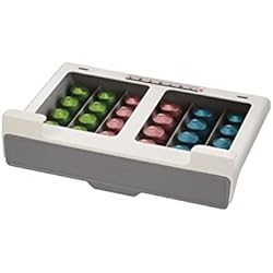 Dispensador Joseph Joseph Joseph Joseph CupboardStore, Cajón porta cápsulas de café Nespresso bajo el estante, capacidad para 30 cápsulas, gris.