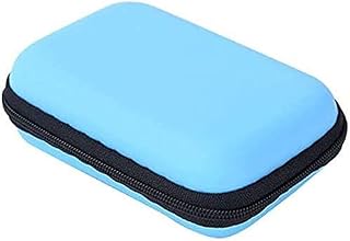 Cable Storage case Small Storage Pouch Earphone Charger Storage Multi-Function Bag-in-Bag case USB Storage Universal Storage case (Blue) Attractive Processed