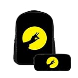 [CMOLFCS] ベビーメタル Babymetal アニメ ランドセル ペンケース 2点セット キッズバッグ リュックサック 筆箱付き おしゃれ 大容量 双肩バック 筆袋 多機能 軽量 通気性 男の子 女の子 中学生 外出 学校 旅行 遠足 登山 汎用