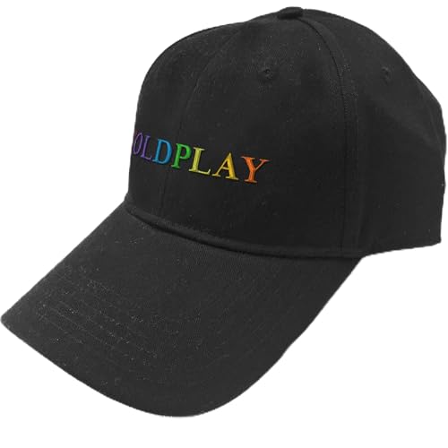 Photo de Band Monkey Coldplay Casquette de baseball unisexe avec logo arc-en-ciel