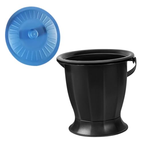 balacoo Travel Urinal Compact Lightweight Portable Urinal Lid for Adults Squat Stool for Home Easy to Clean Plastic Chamber Pot