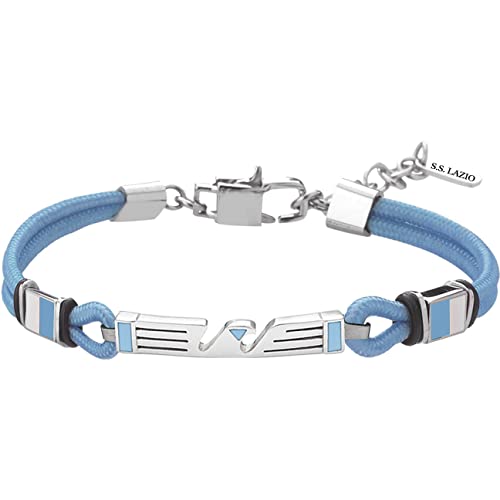 S.S. Lazio Bracciale Uomo Gioielli Gioielli Squadre Trendy Cod. B-Lb003Uca