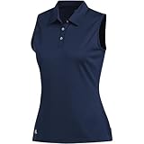adidas Golf Tournament Sleeveless Polo, Collegiate Navy, Medium