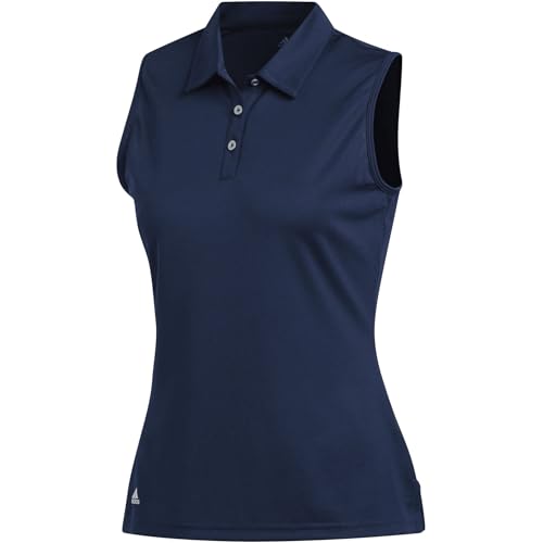adidas Golf Tournament Sleeveless Polo, Collegiate Navy, Medium