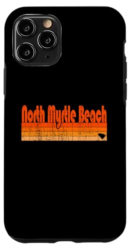 North Myrtle Beach, SC Retro 80er Jahre Stil Hülle für iPhone 11 Pro