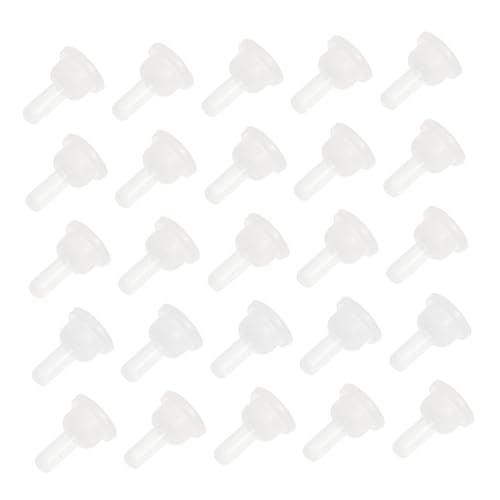 Abaodam 50 Tetinas De Silicona para Alimentación De Mascotas: Chupetes Pequeños para Biberones, Gatitos, Conejos, Chinchillas Y Animales Pequeños. Tetinas Flexibles para Lactancia Y
