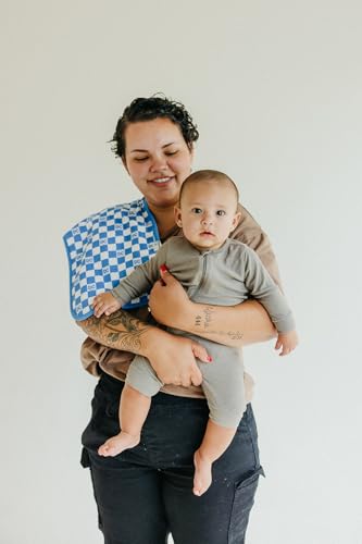 Copper Pearl Premium Baby Burp Cloths - 3-Pack Large Cotton Burp Cloths, Extra Soft Spit Up Rags with 3 Absorbent Layers, Perfect for Baby Boy and Baby Girl Gifts (21" x 10" Size, Justice League Set)4