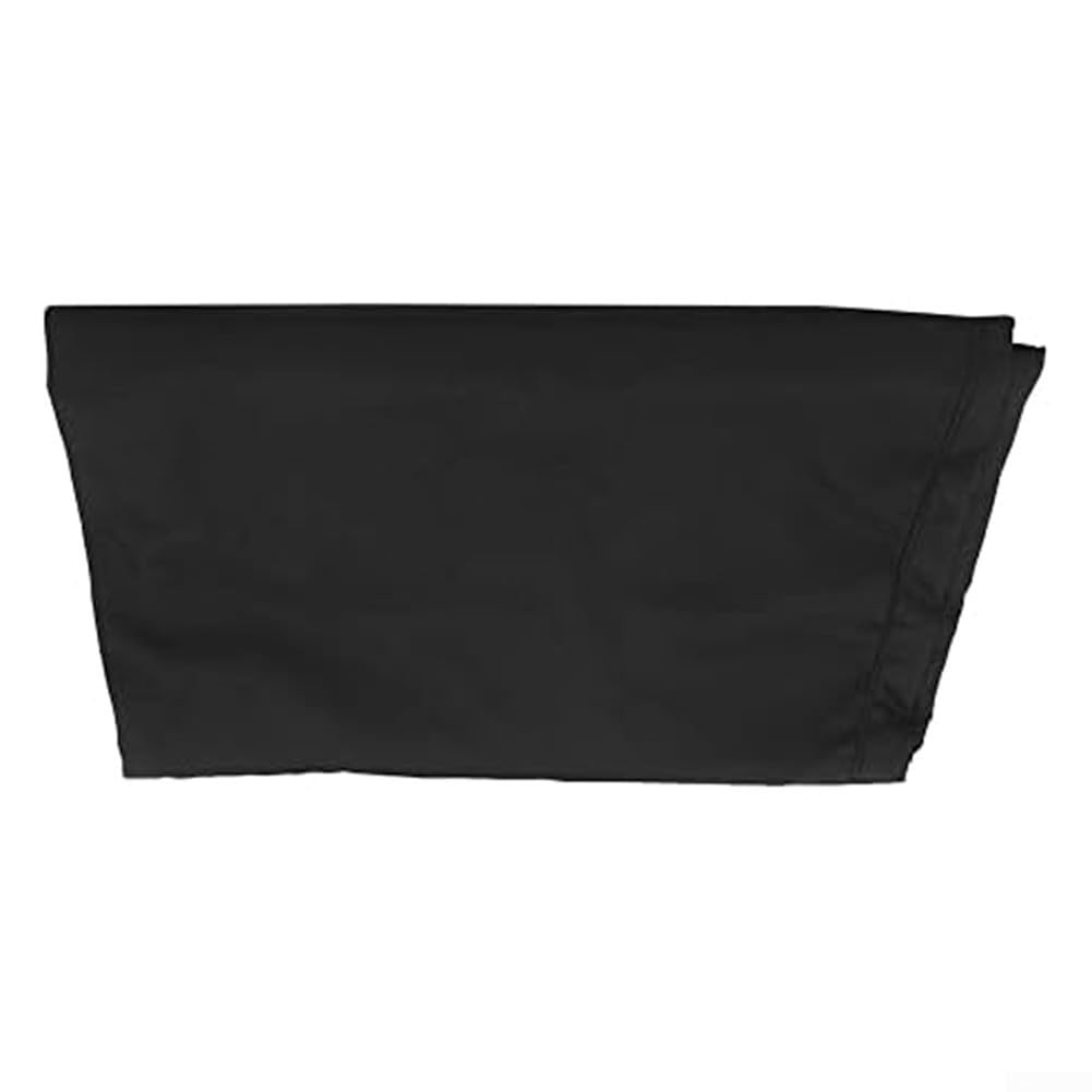 Sac de rangement noir pour tente, auvent, sac de rangement imperméable noir, avec cordon de serrage et deux dragonnes, pour meubles, grils, etc. (140 x 34 x 44 cm)