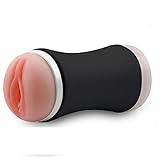 AMYSTY I Love Pocket Pussy Male masturbators with 3D Realistic Textured GiftWrap Black-05