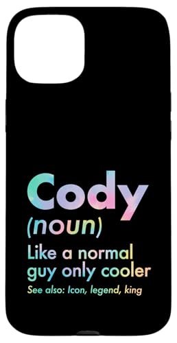 Cody Like A Normal Guy Only Cooler Legend King �t�@�[�X�g�l�[�� �X�}�z�P�[�X iPhone 15 Plus �p