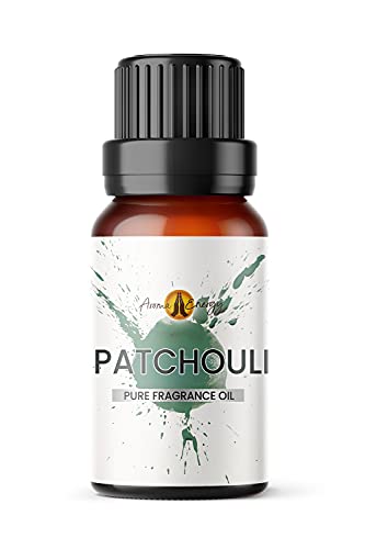 Patchouli Fragrance Oil, 10ml - Use in Aromatherapy Diffuser, Home Made Making, Potpourri, Candle, Soap, Slime, Bath Bomb, Air Freshener