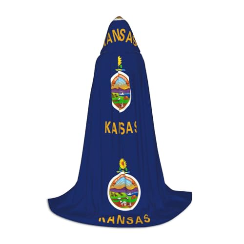 Cape à capuche Kansas pour défilé et festivals de déguisement