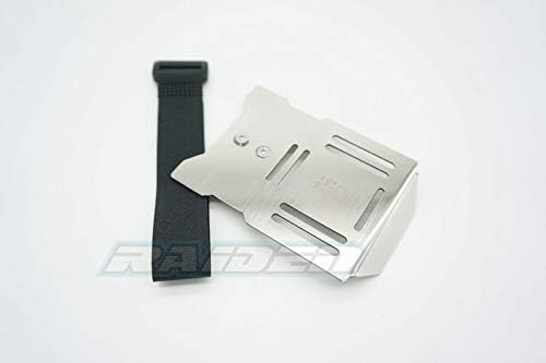 Stainless Steel Rear Battery Holder Tray Mount with Strap for Traxxas TRX-4 TRX4 G500